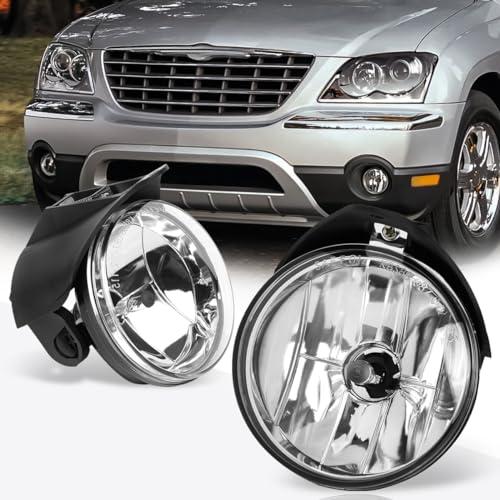 OE Style Clear Lens Bumper Fog Light/Lamp Compatible with Chrysl 並行輸入品の画像