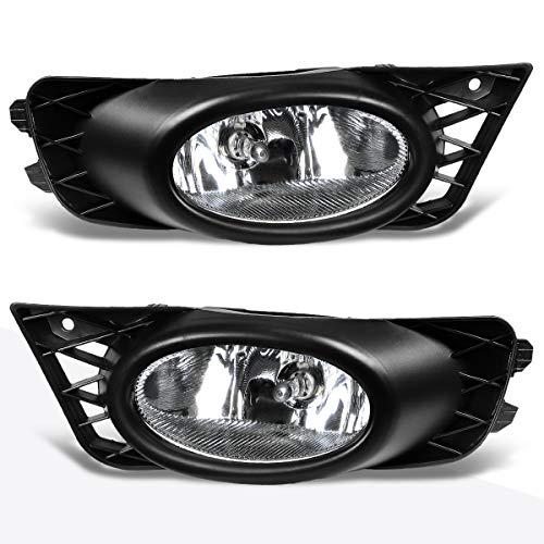 OEスタイル クリアレンズ フロントバンパー フォグライト/ランプ+スイッチ ホンダ シビック 4Dr 09 11に対応 Fron 並行輸入品_4
