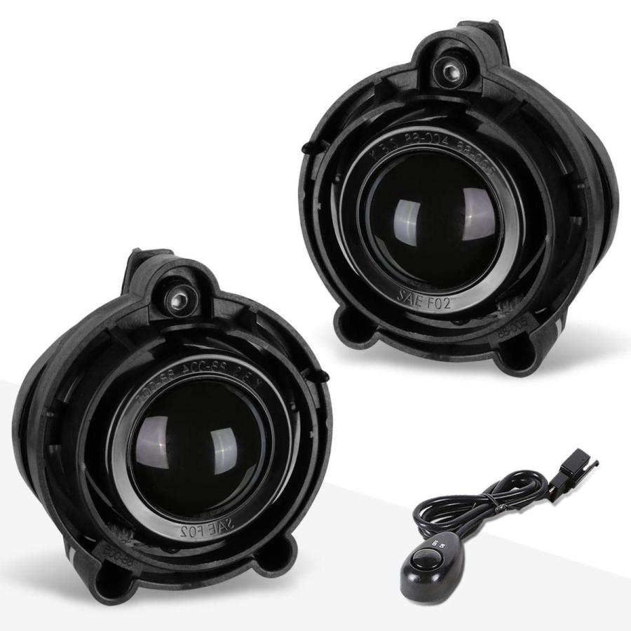 PM PERFORMOTOR Front Bumper Fog Lights Lamps w/Switch Compatible 並行輸入品の画像