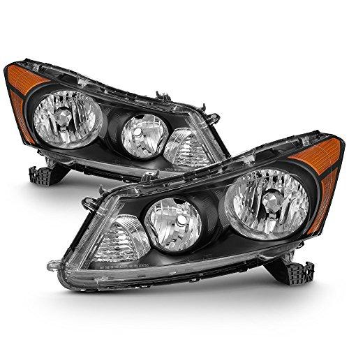 【並行輸入品】ACANII   For 2008 2012 Honda Accord 4 Door Sedan Black Housing Heの画像