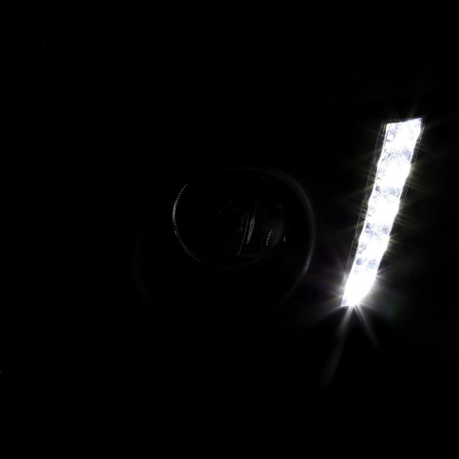 【並行輸入品】Spec D チューニング クリア ドライビング フォグライト LED ストリップ + バルブ + スイッチ 2015 2017の画像