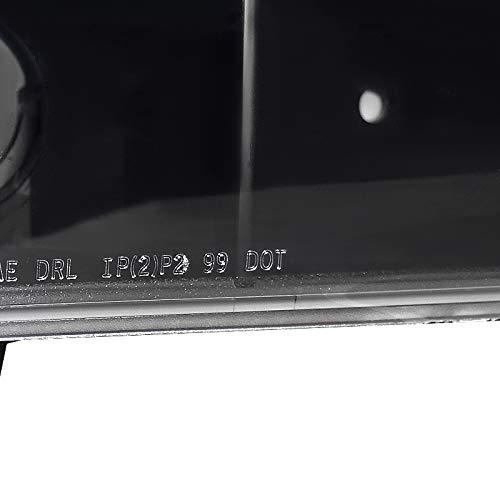 Carpartsinnovate For 99 06 GMC Sierra Yukon XL Black Bumper Lamp 並行輸入品の画像