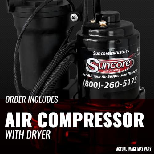 SUNCORE 4 Corner Air Leveling Airmatic Suspension Compressor P 並行輸入品_4