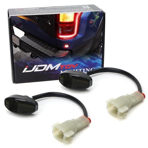 iJDMTOY スモークレンズ レッド フルLED リア下部テールランプ サイドマーカー ライトキット 2017 2020 フォー 並行輸入品_1
