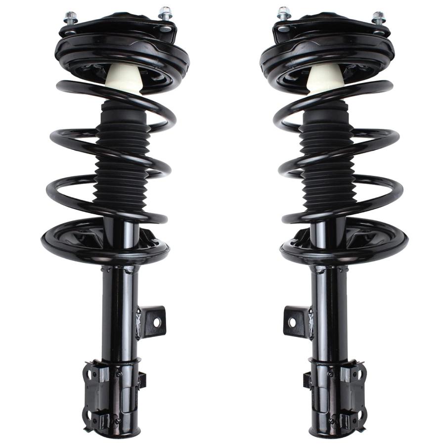 【並行輸入品】Detroit Axle   フロントストラット\u0026コイルスプリングアセンブリ + スウェイバーリンク 交換用 2006 2010の画像