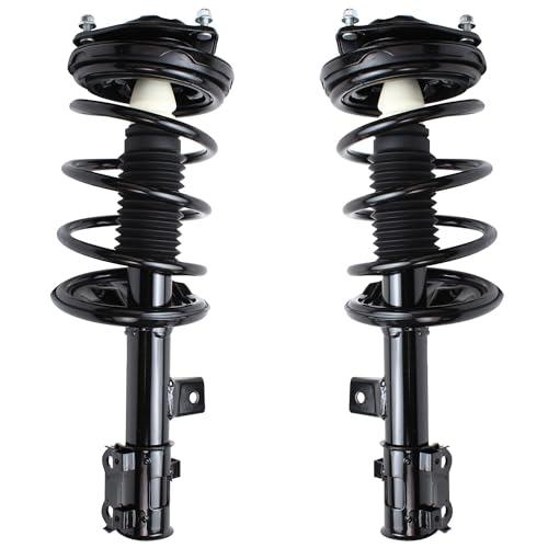 【並行輸入品】Detroit Axle   フロントストラット\u0026コイルスプリングアセンブリ + スウェイバーリンク 交換用 2006 2010の画像