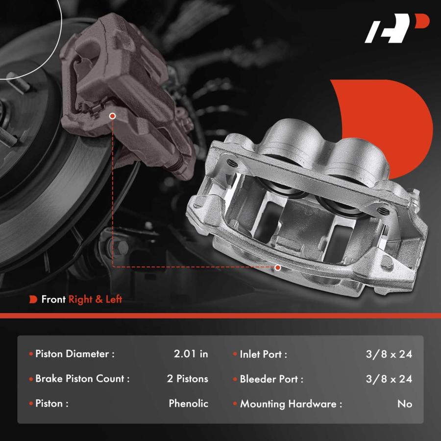 A Premium Disc Brake Caliper Assembly with Bracket Compatible wi 並行輸入品の画像
