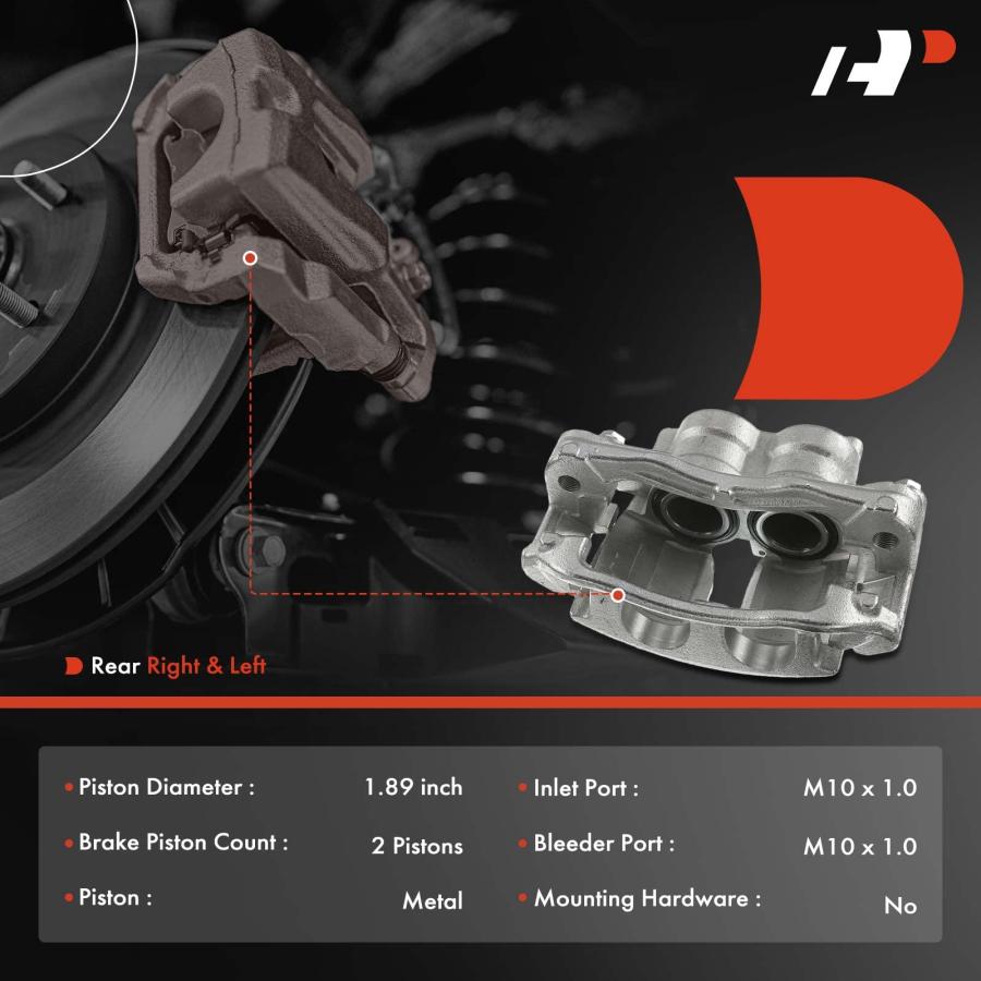 A Premium Disc Brake Caliper Assembly with Bracket Compatible wi 並行輸入品の画像