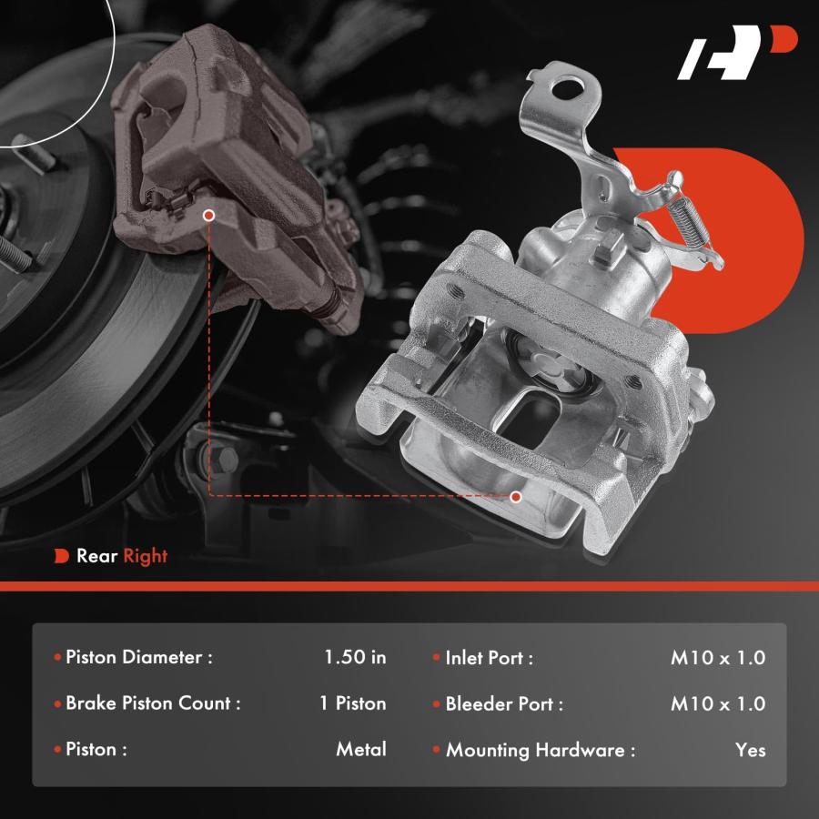 【並行輸入品】 A Premium Disc Brake Caliper Assembly with Bracket Compatible wi_3