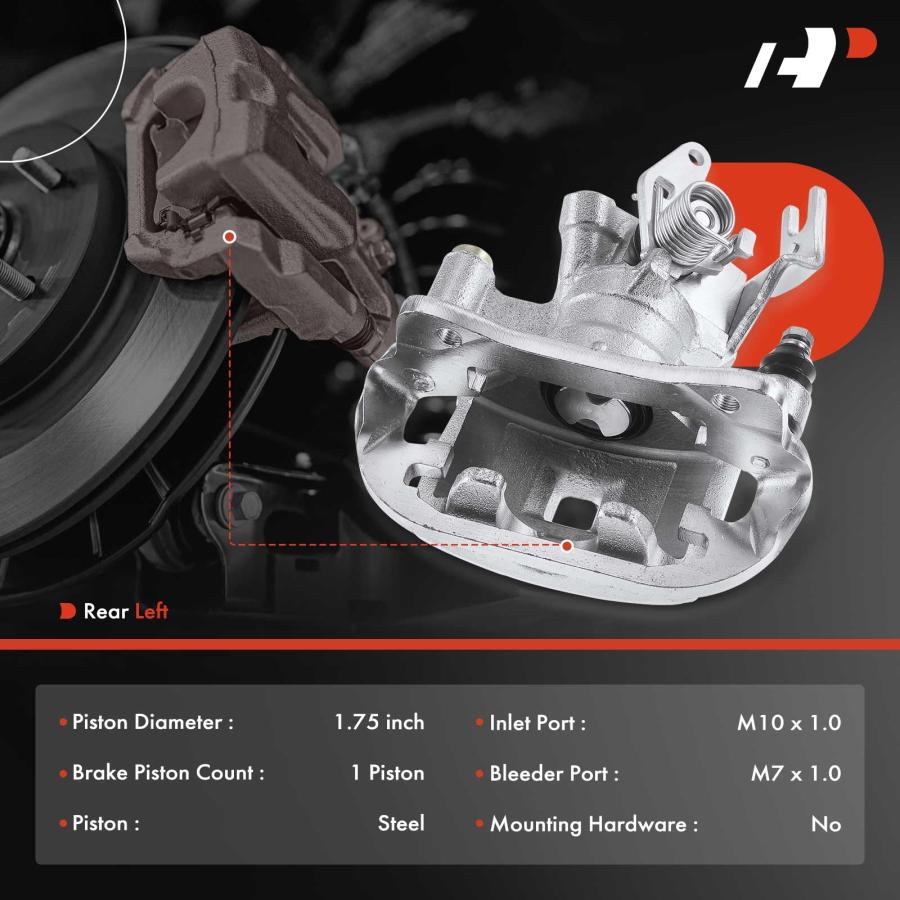 【並行輸入品】 A Premium Disc Brake Caliper Assembly with Bracket Compatible wiの画像