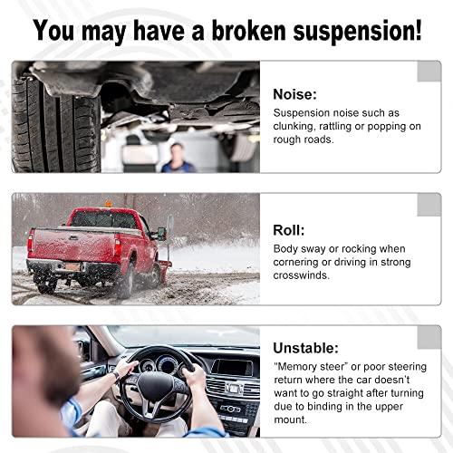 LSAILON 4pcs Lower Ball Joints Front Sway Bar Links Kit Fit for  並行輸入品の画像