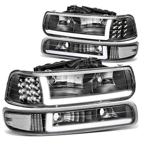 【並行輸入品】DNA MOTORING HL LB CSIL99 BK CL1 ブラック ハウジング ペア LED DRL ヘッドライト バンパの画像