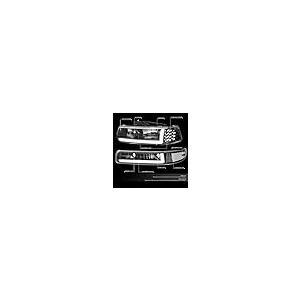 【並行輸入品】DNA MOTORING HL LB CSIL99 BK CL1 ブラック ハウジング ペア LED DRL ヘッドライト バンパの画像