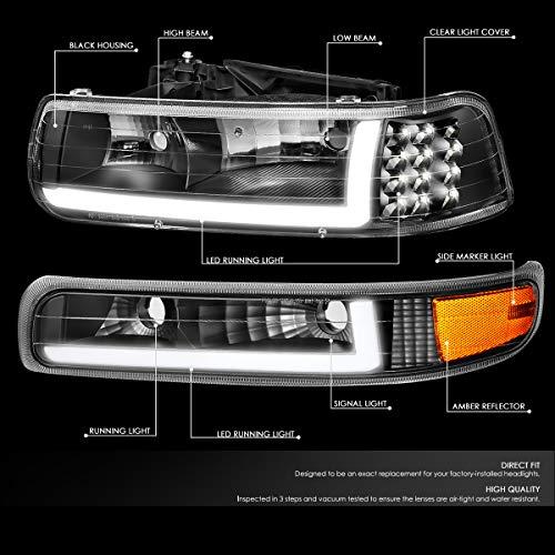 【並行輸入品】DNA MOTORING HL LB CSIL99 BK AM ブラック アンバー ペア LED DRL ヘッドライト バンパーの画像