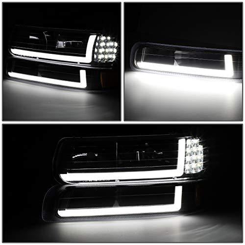 【並行輸入品】DNA MOTORING HL LB CSIL99 BK AM ブラック アンバー ペア LED DRL ヘッドライト バンパーの画像
