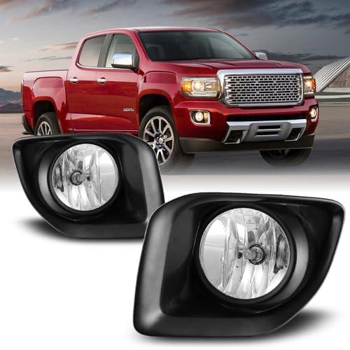 AUTOFREE フォグライト 2015 2019 GMC キャニオン 電球付き PS 12V 24W ドライビングフォグランプ 並行輸入品_1