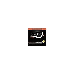 【並行輸入品】2008 2012 Chevy Malibu LEDライトチューブヘッドライトヘッドランプに適合   ブラックハウジングアセンブリの画像