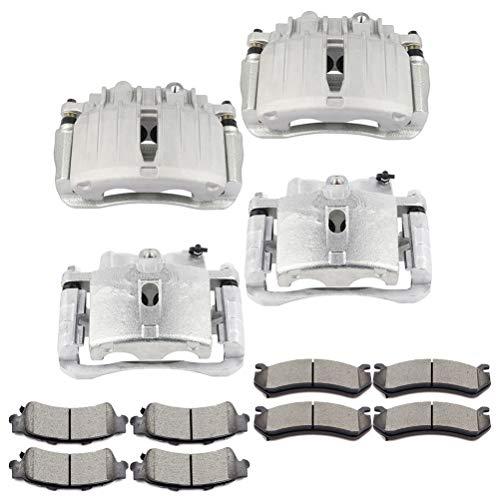 cciyu Brake Caliper with Pads fit For Chevy Avalanche Silverado  並行輸入品の画像