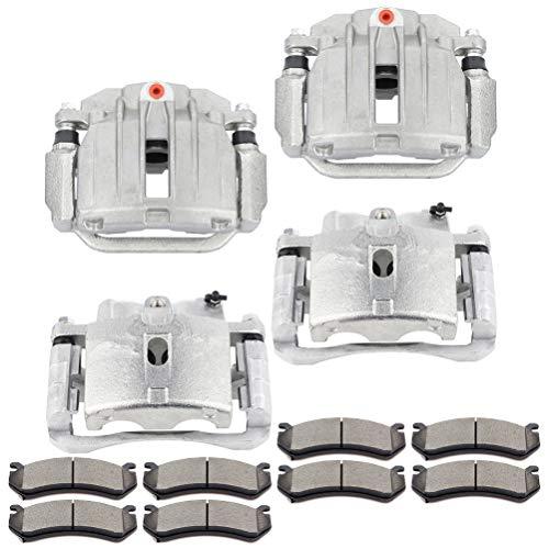 cciyu Brake Caliper with Pads fit For Chevy Avalanche Silverado 並行輸入品