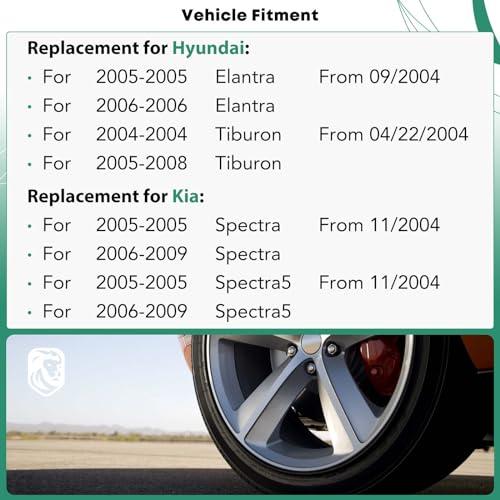 リアブレーキキャリパーアセンブリ 2個セット Hyundai Elantra Tiburon Kia Spectra Spectr 並行輸入品の画像