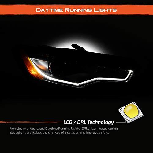 【並行輸入品】AKKON   2012 2015 Audi A6 Quattro 13 14 15 S6 [HID/キセノン] LED DRLの画像