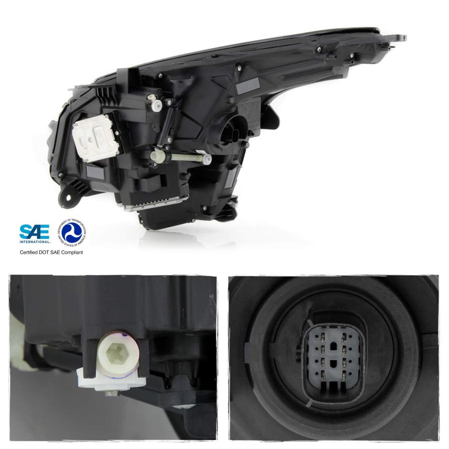 【並行輸入品】 AKKON   Fits 2018 2019 Cadillac XTS Sedan 4Door LED DRL Tube Barの画像