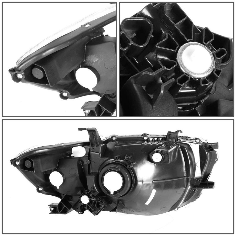 【並行輸入品】クロムハウジング アンバー コーナーヘッドライトランプ+ツールキット Highlander XU40 08 10対応 Auto Dの画像