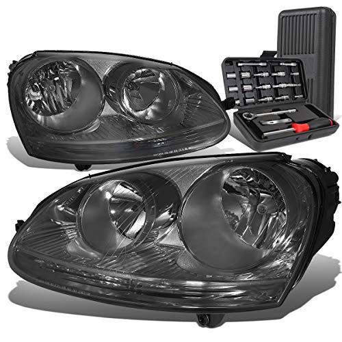 【並行輸入品】スモークハウジング ヘッドライトヘッドランプ + ツールキット VW Jetta Rabblit 05 10対応 Auto Dynの画像