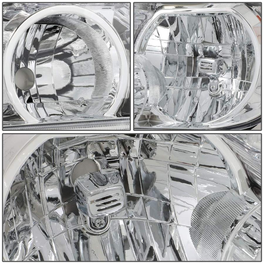 【並行輸入品】 Auto Dynasty OE Style Chrome Housing Amber Corner Headlight Lampの画像