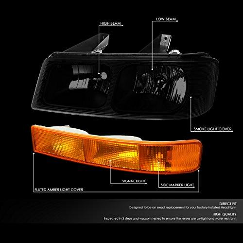 Auto Dynasty Smoked Lens Headlights Amber Bumper Lamps Compatibl 並行輸入品の画像