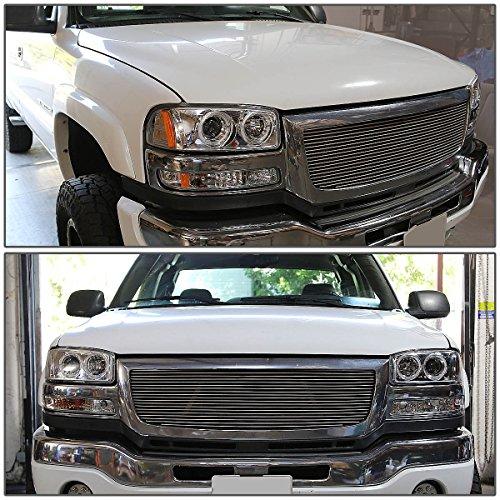 Auto Dynasty LED Twin Halo Chrome Amber Corner Projector Headlig 並行輸入品の画像