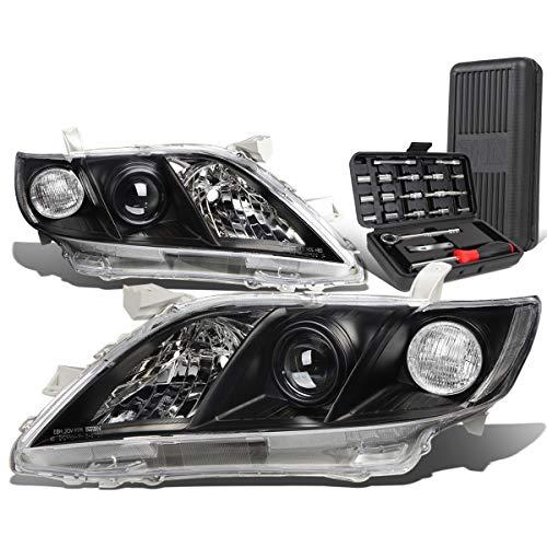 Auto Dynasty Black Housing Clear Corner Projector Headlight Lamp 並行輸入品_1
