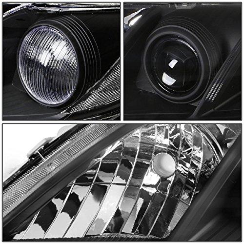 Auto Dynasty Black Housing Clear Corner Projector Headlight Lamp 並行輸入品_4