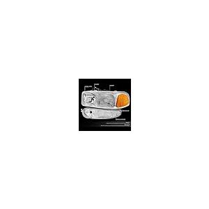 Chrome Housing Headlight+Bumper Lamps+Tool Kit Compatible with G 並行輸入品の画像