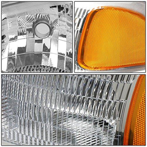 Chrome Housing Headlight+Bumper Lamps+Tool Kit Compatible with G 並行輸入品の画像