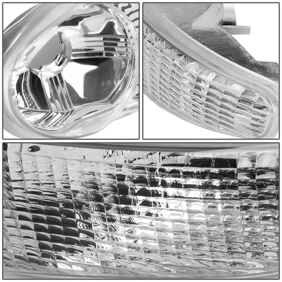 Chrome Housing Headlight+Bumper Lamps+Tool Kit Compatible with G 並行輸入品の画像