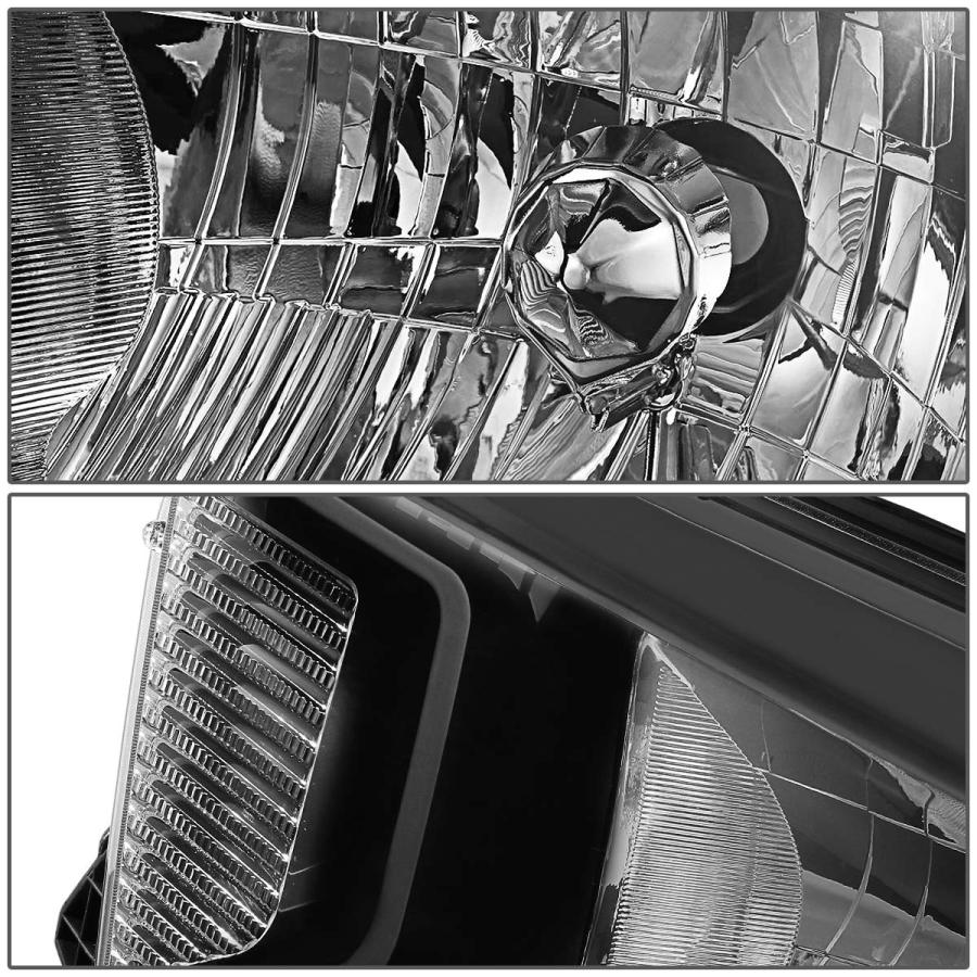 【並行輸入品】 Auto Dynasty Halogen Model Factory Style Headlights Assembly andの画像