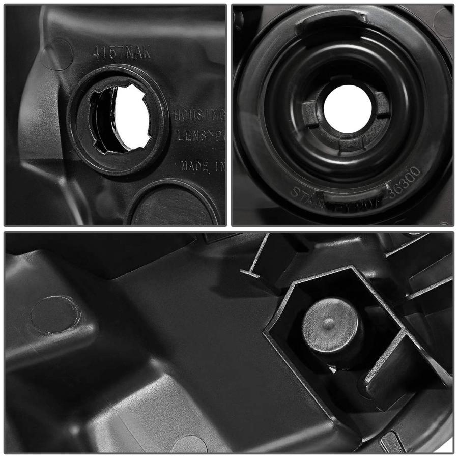 【並行輸入品】 Auto Dynasty Halogen Model Factory Style Headlights Assembly andの画像