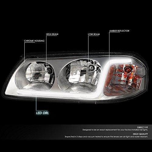 【並行輸入品】 Auto Dynasty LED DRL Chrome Housing Amber Corner Headlight Lamps_4