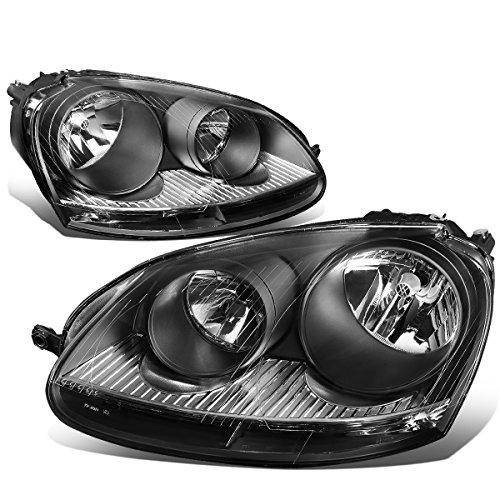 【並行輸入品】ブラック ハウジング ヘッドライト ヘッドランプ + ツールキット VW Jetta Rabblit 05 10対応 Auto Dの画像