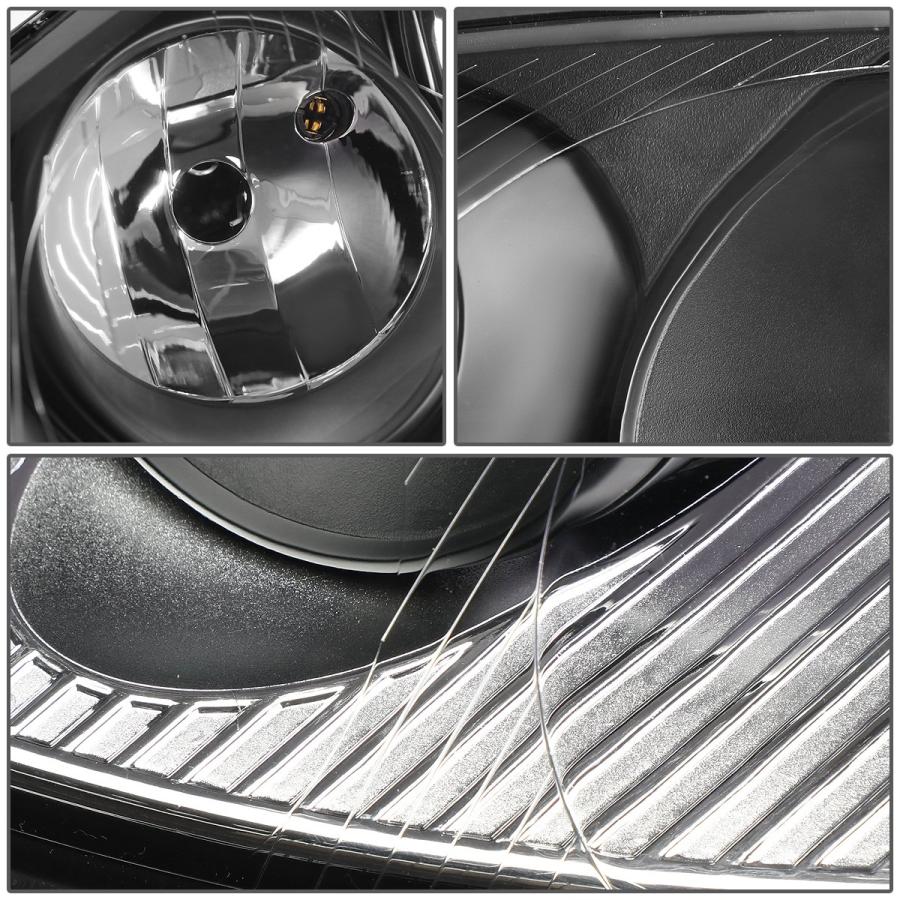 【並行輸入品】ブラック ハウジング ヘッドライト ヘッドランプ + ツールキット VW Jetta Rabblit 05 10対応 Auto Dの画像