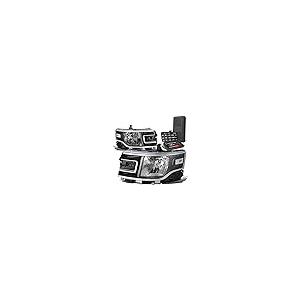 【並行輸入品】 Auto Dynasty Pair OE Style Black Housing Headlight Lamps+Tool Kiの画像