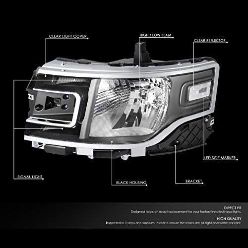 【並行輸入品】 Auto Dynasty Pair OE Style Black Housing Headlight Lamps+Tool Kiの画像