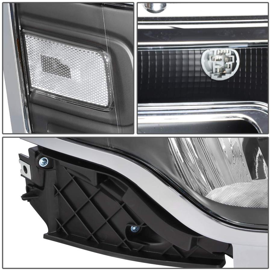 【並行輸入品】 Auto Dynasty Pair OE Style Black Housing Headlight Lamps+Tool Kiの画像