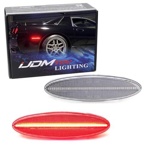 iJDMTOY Clear Lens Full LED Strip Rear Side Marker Light Kit Com 並行輸入品_1
