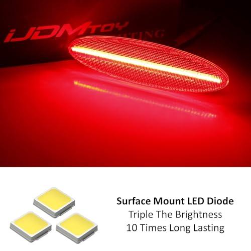 iJDMTOY Clear Lens Full LED Strip Rear Side Marker Light Kit Com 並行輸入品_4