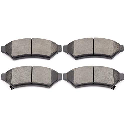 cciyu D1075 Front Ceramic Brake Pads Kits 4pcs fit For Buick All 並行輸入品の画像