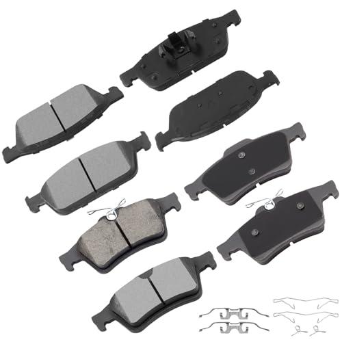 cciyu D1645 D1095 Front Rear Ceramic Brake Pads Kit 8pcs fit For 並行輸入品_1
