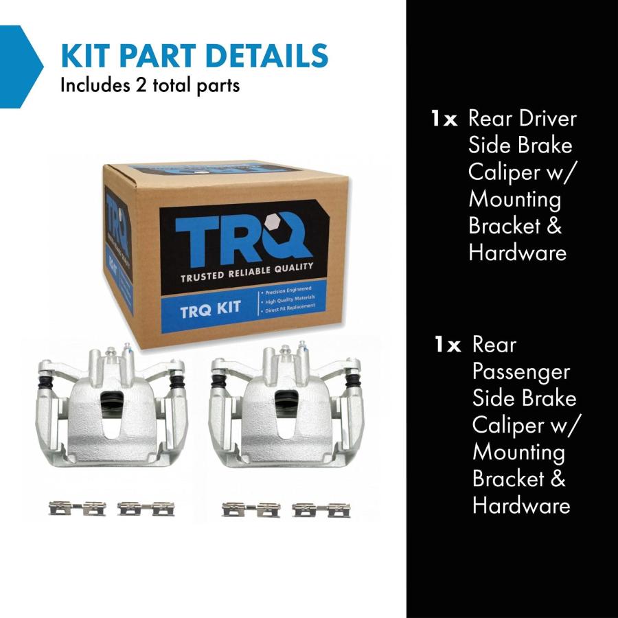 【並行輸入品】TRQ リアブレーキキャリパーセット 2012 2018 Ford F 150に対応 TRQ Rear Brake Caliperの画像