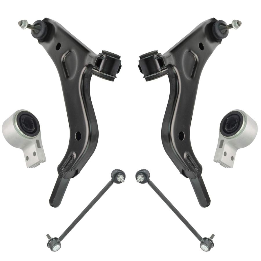 【並行輸入品】TRQ サスペンションキット コントロールアーム ボールジョイント 揺れバーエンドリンク付き 4ピース TRQ Front Sus_3